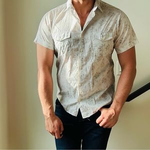 Ben Sherman Floral Print Short Sleeve Button Up